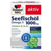 Doppelherz Seefischöl Omega-3 1000mg + Folsäure