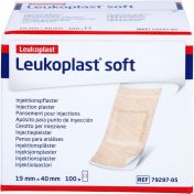 Leukoplast Soft Injekt. Strips 19 x 40 mm