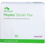 MEPILEX Border Flex Schaumverb.haftend 7.5x7.5 cm