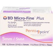 BD Micro-Fine+ Pen-Nadeln 0.25x5mm 31 G günstig im Preisvergleich