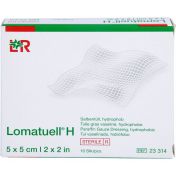 Lomatuell H Salbentüll 5x5 cm steril