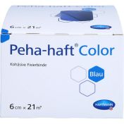 Peha-haft Color Fixierb. latexfrei 6cm x 21m blau