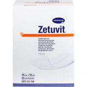 ZETUVIT Saugkompresse steril 10x10cm CPC