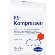 ES-KOMPRESSEN unsteril 10x10cm 8f