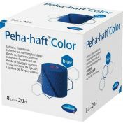 Peha-haft Color Fixierbinde latexfrei 8cmx20m blau