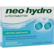 neo-hydro Lutschtabletten Menthol zuckerfrei