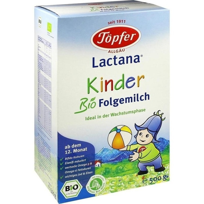 Töpfer Lactana Kinder Bio Folgemilch Preisvergleich apomio.de