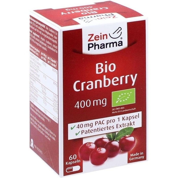 Bio Cranberry Vegi Kapseln 400mg Preisvergleich Apomio.de