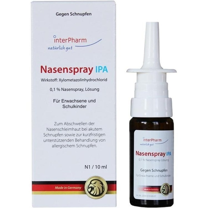 Nasenspray IPA 10 ML Inter Pharm Arzneimittel GmbH Apothekenvergleich