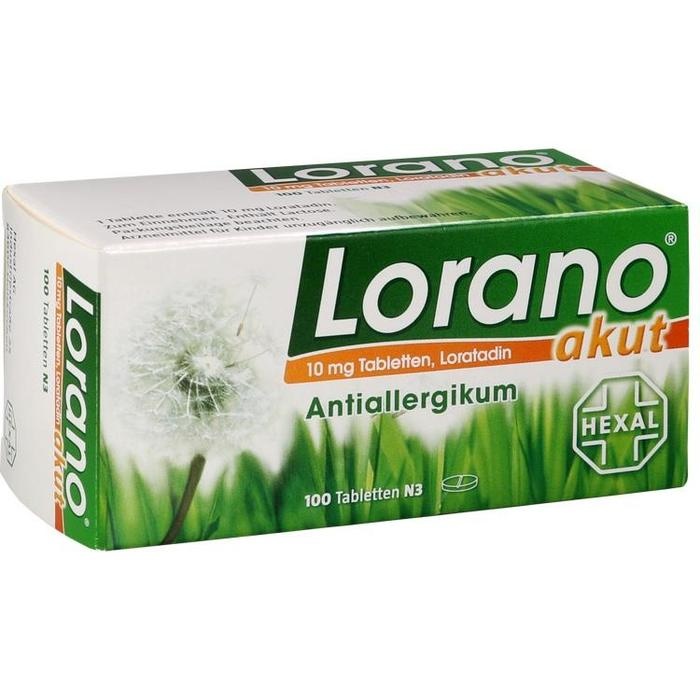 Lorano akut 100 ST Hexal AG (PZN: 7224435) | Apothekenvergleich apomio.de